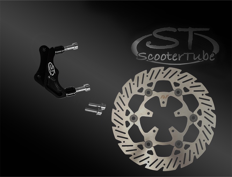KIT SUPPORTO + DISCO FRENO ANTERIORE FLOTTANTE 260mm RUNNER 125/180cc
